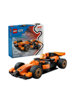 ตัวต่อเสริมทักษะ F1 Driver with McLaren Race Car 60442 สีส้ม