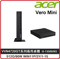 Acer 宏碁  Vero Mini VVN4720GT 十三代10核桌機 i5-13500/8GB/512G/90W WIN11P/3Y/1-15