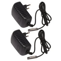 2X Universal Europe Charger AC 12V2A Sector Adapter For Microsoft Surface RT Pro 2 Tablet
