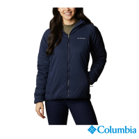 【Columbia 哥倫比亞 官方旗艦】女款- Omni-Wind Block防風連帽外套-深藍(UWK02470NY / 2022年秋冬)