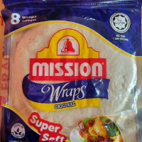 Mission wraps โรตีเคบัป รสดั้งเดิม ขนาด 8 ชิ้น
