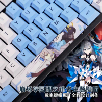 108 Keys PBT Dye Subbed Keycaps Cartoon Anime Gaming Key Caps Cherry Profile Keycap For Honkai Impact 3 Herrscher of Reason
