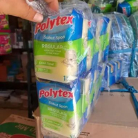 12 pcs Spon cuci POLYTEX isi 12 pcs,spon cuci piring,sabut spon,Tebal dan kuat