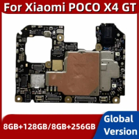 Motherboard for Xiaomi POCO X4 GT, Unlocked Mainboard PCB Module, 128GB, 256GB, Global Version, with Google Playstore Installed