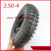 2.50-4 Tire and Inner Fit Motorcycle Tyre Gas Electric Scooter Bike Wheelchair Wheel High Quality