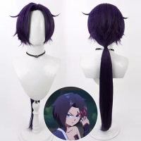 Anime Scissor Seven Cosplay Wig Killer Seven Heat Resistant Synthetic Hair Halloween Role Play Party + Wig Cap
