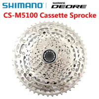 Shimano Deore CS M5100 Cassette Sprocke CS-M5100 Freewheel Mountain Bike MTB Chains 11-speed 11-42T 11-51T Bicycle Parts