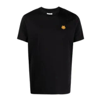 【KENZO】男款 虎面小LOGO 黑色短袖T恤(S號、M號、L號、XL號)