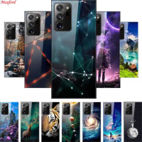 Glass Case For Samsung Galaxy S21 Note 20 Ultra Case Tempered Glass Back Cover For Samsung Note 20 S21 Ultra Case S21 S 21 Case
