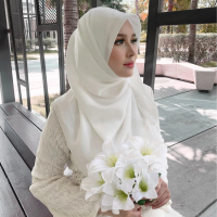 TUDUNG BAWAL CHIFFON CURVE