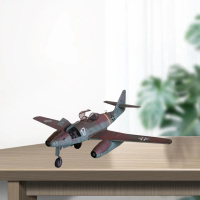 Máy Bay Mô Hình Máy Bay Chiến Đấu Me-262 Của Đức, Tỷ Lệ 1: 33 Tự Làm, Trang Trí Máy Tính Để Bàn Gia 