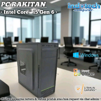 Komputer PC Rakitan Office Core i5 6400 Gen 6 dengan SSD 4GB LED Monitor 19 inch Keyboard Mouse USB 