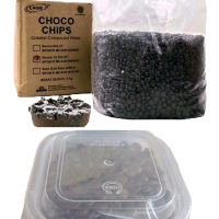 Choco Chips & Rainbow Chips L'AGIE Bentuk 1/2 Bulat Reapack / ECER dikemas ulang dengan thinwall bis