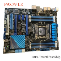For P9X79 LE Motherboard X79 LGA 2011 DDR3 Mainboard 100% Tested Fast Ship