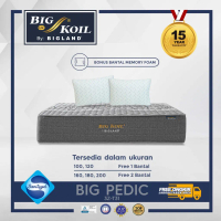 BIG KOIL Kasur Kesehatan BIG PEDIC 3Z-T31 dengan Sistem Nested Coil 3-Zone Pocket Support Free Banta