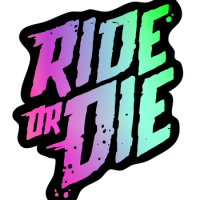 2PCS, Ride or Die Sticker for Bicycle Frame Head Tube MTB Mountain Bike Road Bike Bicycle Cycling Decals
