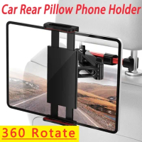 Telescopic Car Rear Pillow Phone Holder For Apple Samsung Xiaomi Car Stand Seat Rear Headrest Mounting Bracket for Tablet etc