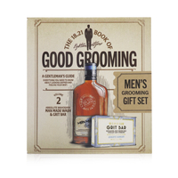 18.21 Man Made - Book of Good Grooming 儀容之書禮品套裝第二冊: 絕對桃花心木 (3合1洗護沐浴露 532ml + 磨砂皂 198g)