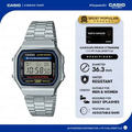 Casio Jam Tangan Pria A168WA-1WDF Digital Stainless Steel