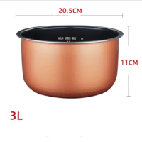 Universal thickened double spray high pressure cooker liner rice cooker inner bowl 2L/3L/4L/5L/6L liter non-stick pot liner