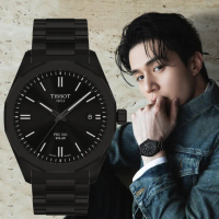 【TISSOT 天梭 官方授權】PRC 100系列 李棟旭配戴款 12邊形錶圈 時尚太陽能腕錶 禮物 推薦(T1514223305100)