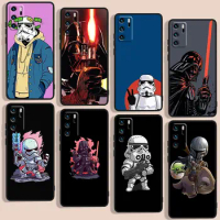 Star Wars Phone Case For Huawei P10 P20 P30 P40 P50 Lite Pro 2019 Plus Lite E 5G Black Funda Cover Soft Back Silicone Capa TPU