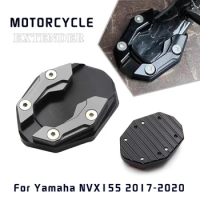 Motorcycle Kickstand Foot Side Stand Extension Pad Support Plate For YAMAHA NMAX125 NMAX155 NMAX 125 XMAX 300 MT15 M-SLAZ MT125