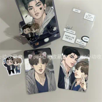 [Non original] Korean Manga Jinx Korean Mingwa Acrylic Stand Mobile Phone Holder Zhou Zaojing 3-inch Small Card Transparent Card
