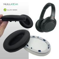 NULLKEAI Replacement Parts Earpads For Sony WH-1000XM3 WH1000XM3 Headphones Earmuff Cover Cushion Cups Sleeve pillow