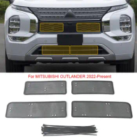 Car Front Grill Insect Net Insect Screening Mesh For Mitsubishi Outlander 2017 2018 2019 2020 2021 2022 2023 Car Accessories