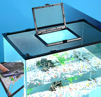 DIY Magnetic Aquarium lid Fish Tank Hood top Cover Anti-Jumping net Cover mesh to Protect Fish Jumpi