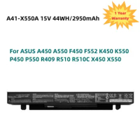 A41-X550A Laptop Battery For ASUS A450 A550 F450 F552 K450 K550 P450 P550 R409 R510 R510C X450 X550 A41-X550 15V 44WH/2950mAh
