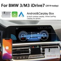 wit-up Carplay box Android box Mini carplay box AI Carplay for 2020 BMW 3 M3 idrive7 G20 G30 upgrade Apple CarPlay Android Auto