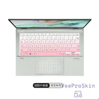 For Asus VivoBook S14 Flip TN3402 TN3402Q TN3402QA TN3402YA S 14 Flip OLED TN3402 QA YA Silicone Laptop Keyboard Cover Protector