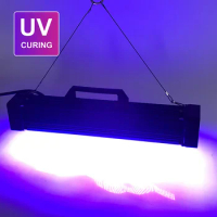 Bar Led UV GEL Curing Lamp High Power Ultraviolet Black Light Oil Printing Machine Glass Ink Paint Silk Screen UVCURING3.0-456