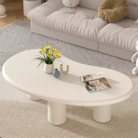 Irregular Unique Coffee Table Small White Designer Dining Bedroom Living Room Table Outdoor Books Tolik Kawowy Hotel Furniture