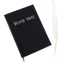 (PEN BULU PERCUMA & PEMBUKA BUKU) Buku Nota Tiramisu Death Note Manga Anime Otaku Kipas Death Note B