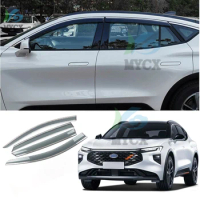 door window visor For Ford EVOS 2021 2022 side window deflectors accessories 4pcs For Toyota Highlander