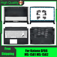 For MSI Katana GF66 MS-1581 MS-1582 Laptop LCD Rear Lid Back Top Cover Front Bezel Palmrest Upper Bottom Base Case Housing Black