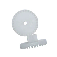 10PCS/LOT 0.5M 10T 30T Crown Gear Plastic Double Small Plastic Toy Accessories Steering Gear Uav Model Aircraft Parts 1.95MM 2MM