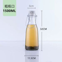 手提玻璃酒瓶釀酒酵素瓶泡楊梅酒青梅酒葡萄酒玻璃瓶密封儲酒果酒