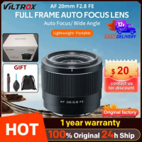 VILTROX 20mm F2.8 FE Sony E Camera Lens Ultra Wide Angle Full Frame Auto Focus VLOG Lens For Sony ZV-E1 A7RV ZV-E10 A7C FX30