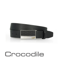 【Crocodile】鱷魚皮件 真皮扣式皮帶 0101-40051(義大利進口牛皮)