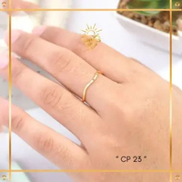 CINCIN EMAS PIPA MODEL POLOSAN TANPA PERMATA EMAS ASLI EMAS ASLI EMAS MUDA KADAR 8K (375) CINCIN PIP