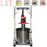 Manual Hydraulic Fruit Squeezer Grape Blueberry Mulberry Presser Juicers Stainless Steel Juice Press Machine