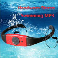 Waterproof IPX8 Sports Mp3 Player 4GB/8GB Swimming Surfing Lossless Music USB Drive Portable Head-mounted Touch-tone Mp4 Player