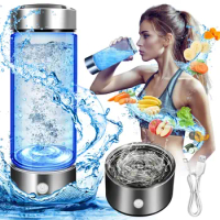 Hydrogen Water Bottle, Portable Hydrogen Water Machine, Hydrogen Water Bottle Generator Ionizer Glass Health Cup