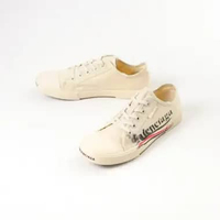 Sepatu BALENCIAGA PARIS GRAFFITI SPRAY BLACK CREAM LOW SNEAKER 100% ORIGINAL 43