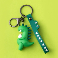 恐龍公仔鑰匙扣掛件創意個性汽車鏈圈環可愛男女情侶書包包掛飾