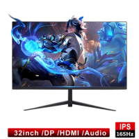 32 Inch 165Hz PC Monitor IPS LED Display FHD Desktop Gaming Gamer Computer Screen Flat Panel 1920*1080 HDMI-compatible/DP